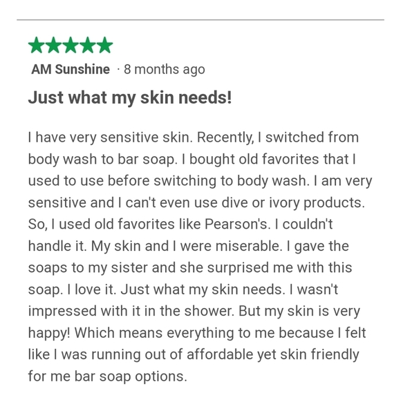 NEW 2 Venezia Oatmeal & Coconut  Luxury Soap Large Sensitive Aromatherapy Body - Picture 6 of 9